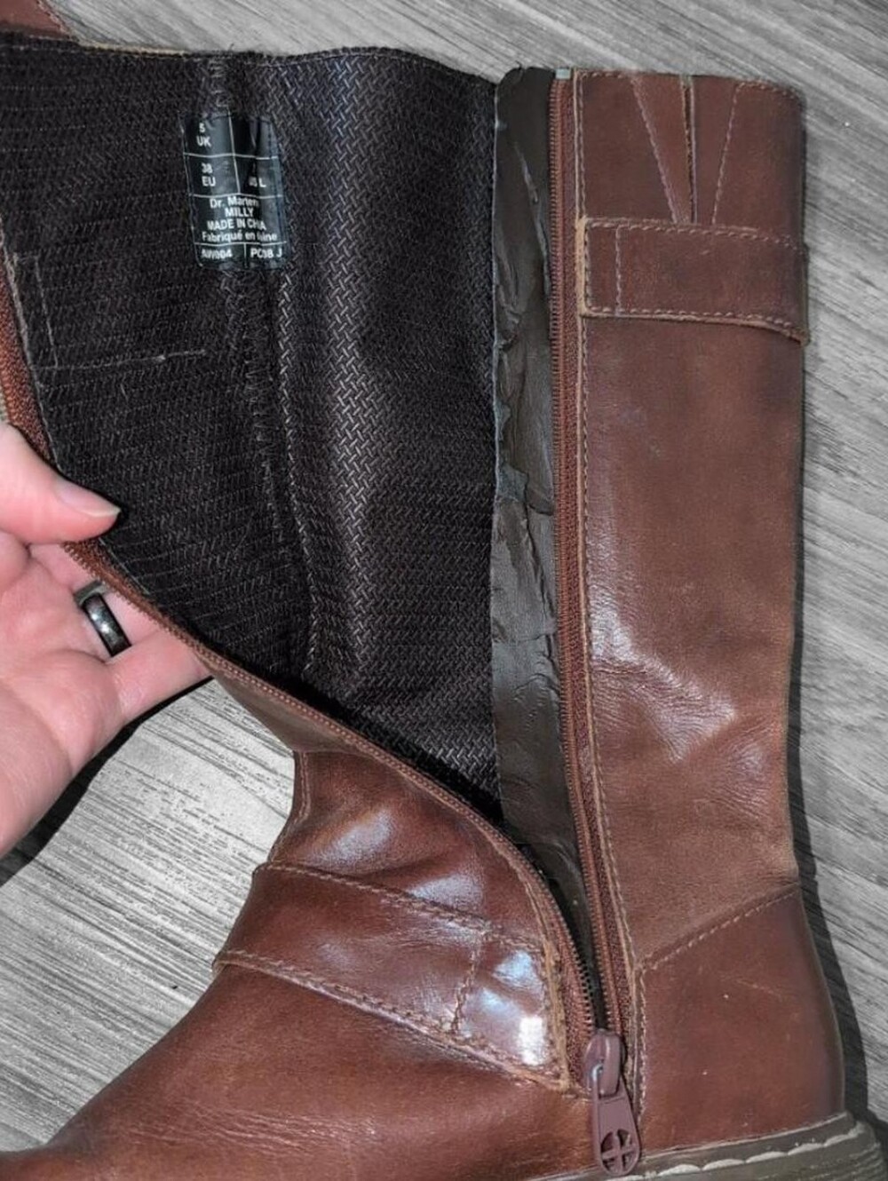 Dr. Martens Buckle Harness Boots In The Style Milly - Picture 8 of 8